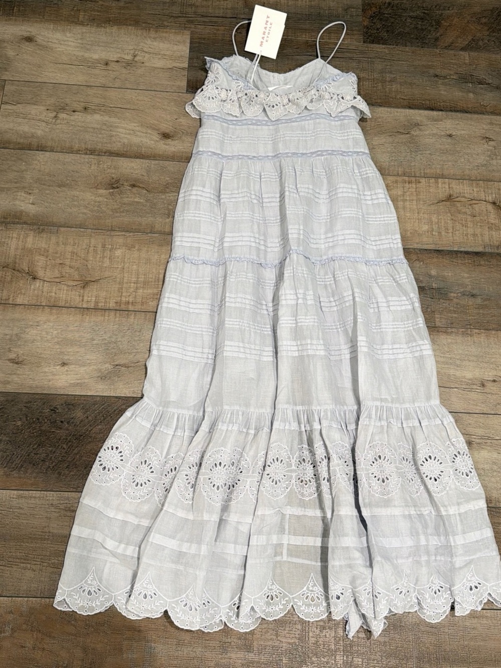 Isabel Marant Paule broderie anglaise cotton maxi dress - Picture 10 of 12